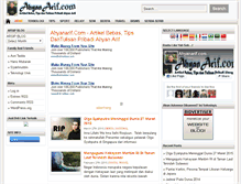 Tablet Screenshot of ahyanarif.com